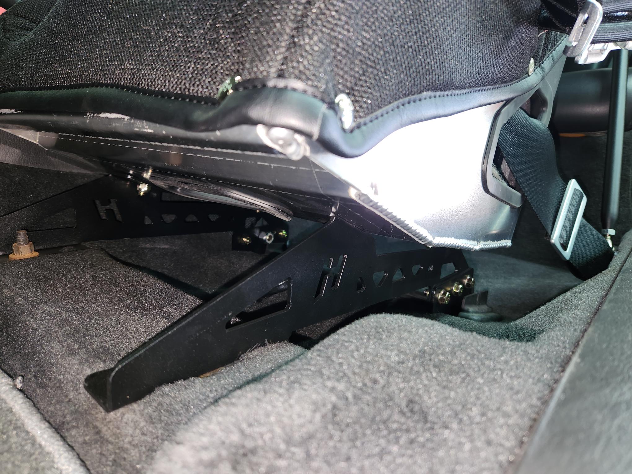 Kirkey 55 and 38 Series Seat Mounts for 1979-2003 Fox body, SN95 Mustang, 1980-1988 Cougar and Thunderbird, Fairmont