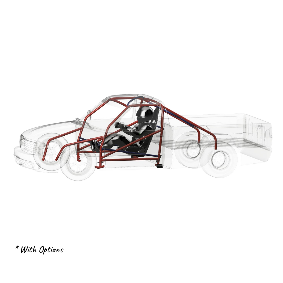 8.50 Cage, 2nd Gen S10, thru the Dash