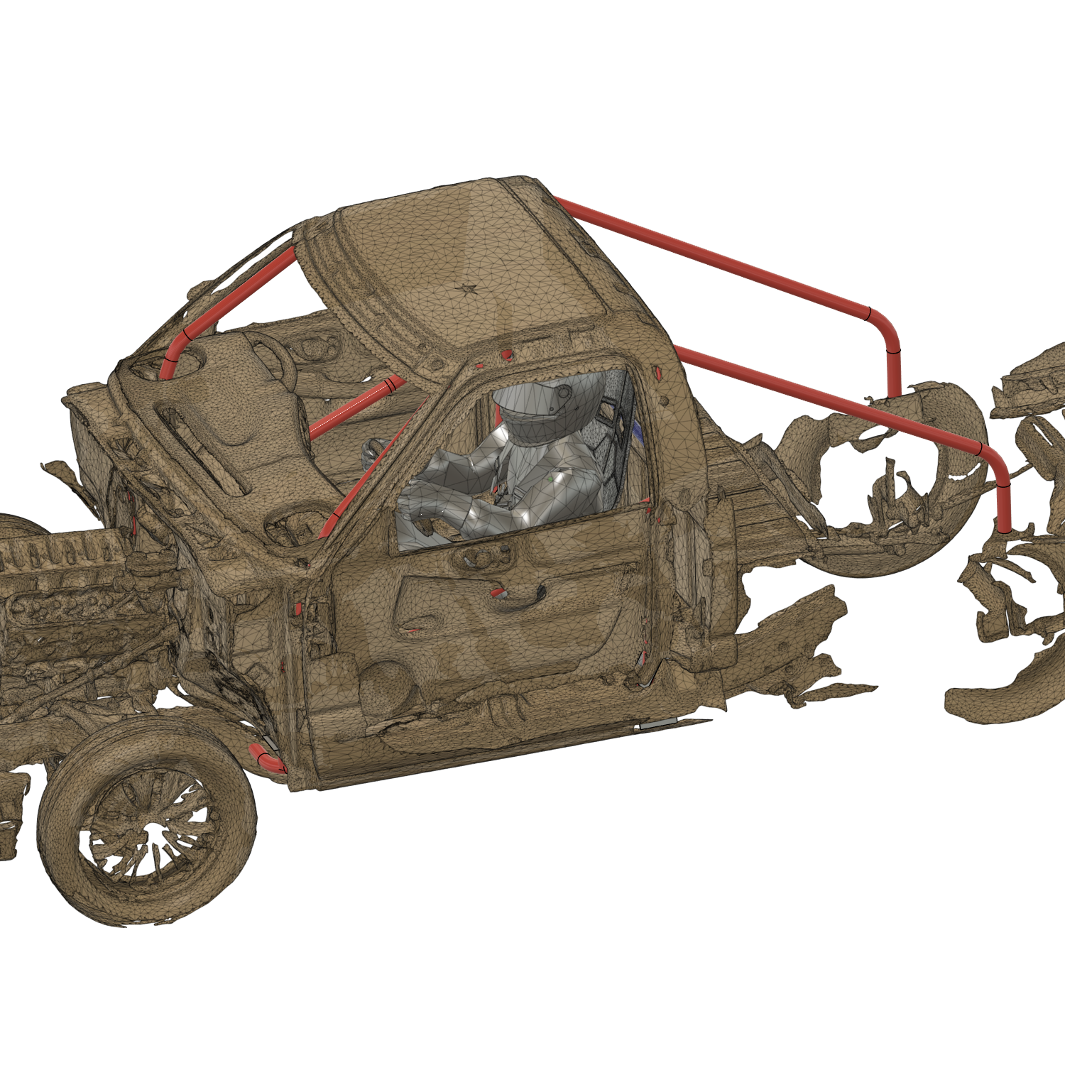 8.50 Cage, 2nd Gen S10, thru the Dash