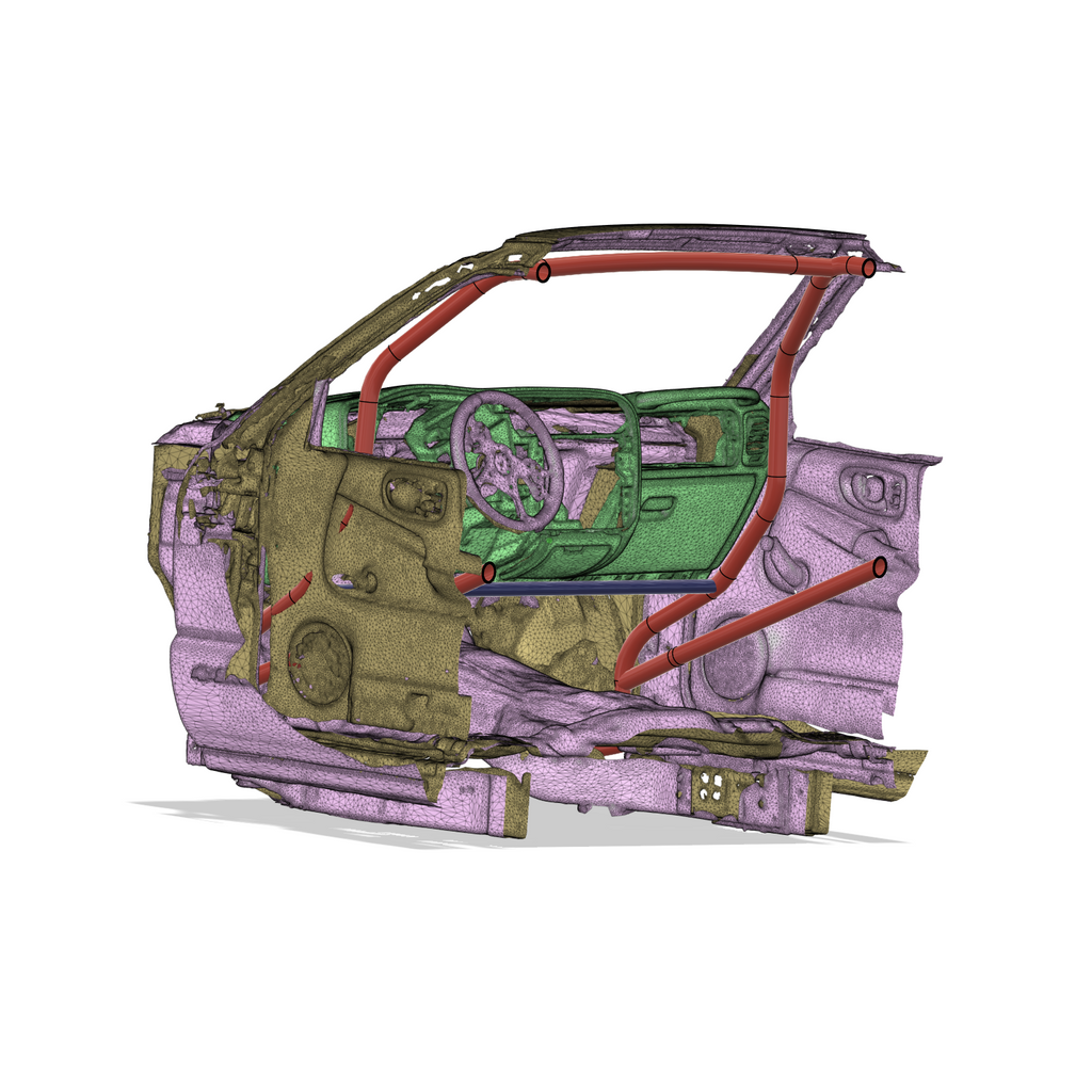 8.50 Cage, 2nd Gen S10, behind the Dash