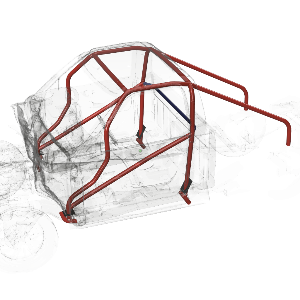 8.50 Cage, 2nd Gen S10, behind the Dash