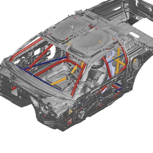 25.5 Cage, 1982-1992 Camaro and Firebird with T-Tops