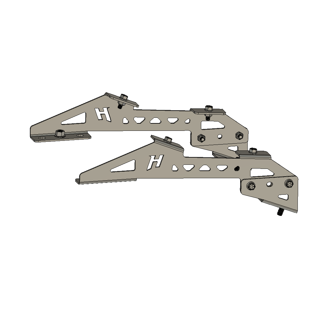 Kirkey 55 and 38 Series Seat Mounts for 1979-2003 Fox body, SN95 Mustang, 1980-1988 Cougar and Thunderbird, Fairmont