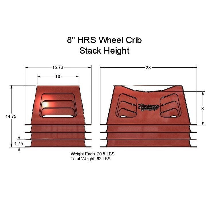 8 Inch Tall HRS Wheel Crib Sets