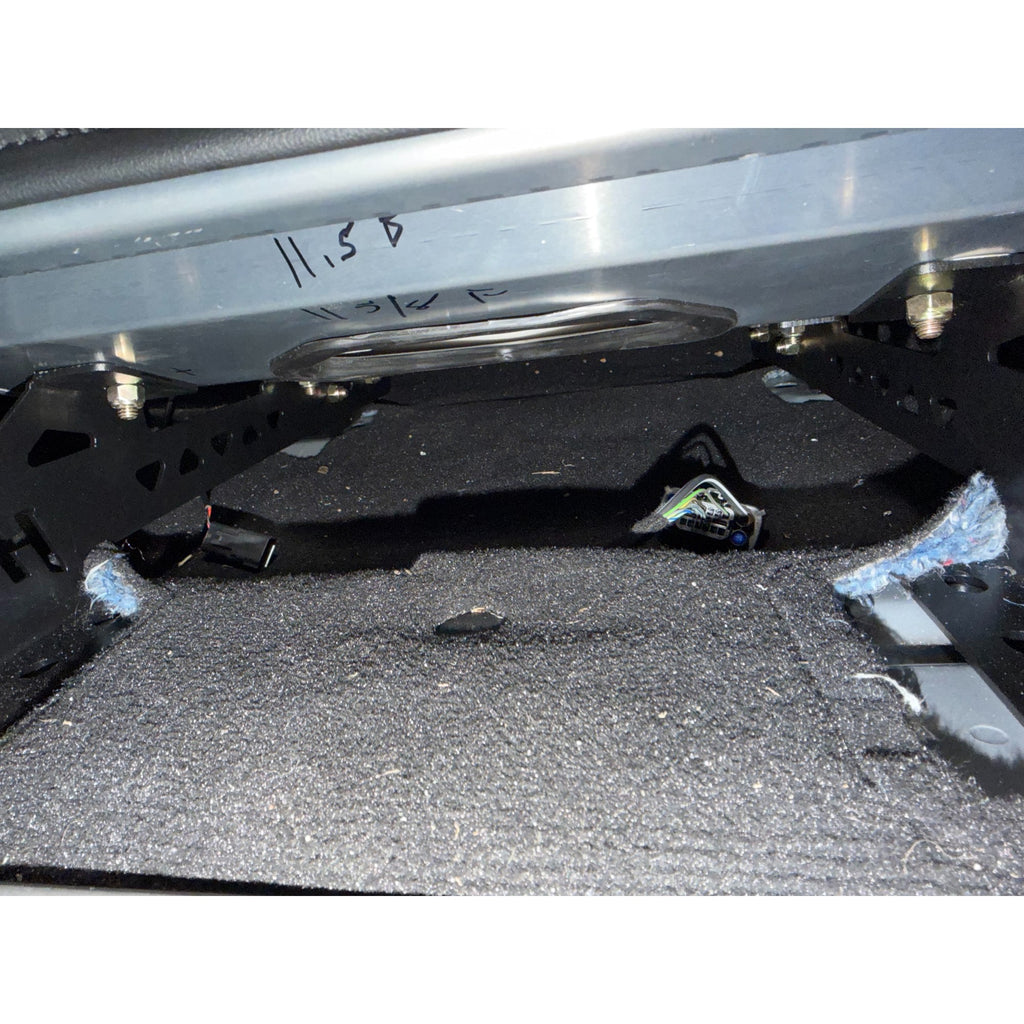 Kirkey 55 and 38 Series Seat Mounts for 2015-2023 S550 and 2024+ S650 Mustang