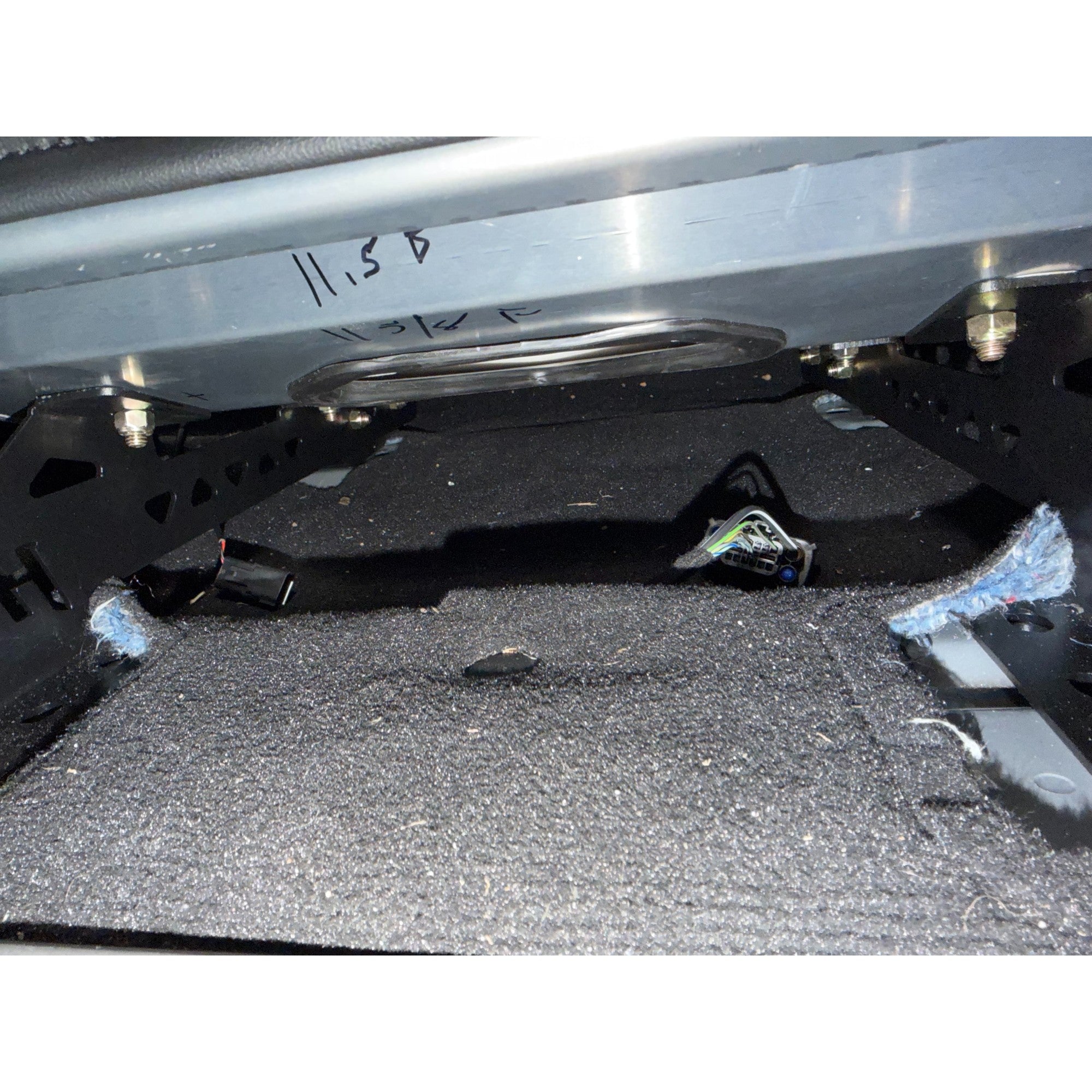 Kirkey 55 and 38 Series Seat Mounts for 2015-2023 S550 and 2024+ S650 Mustang