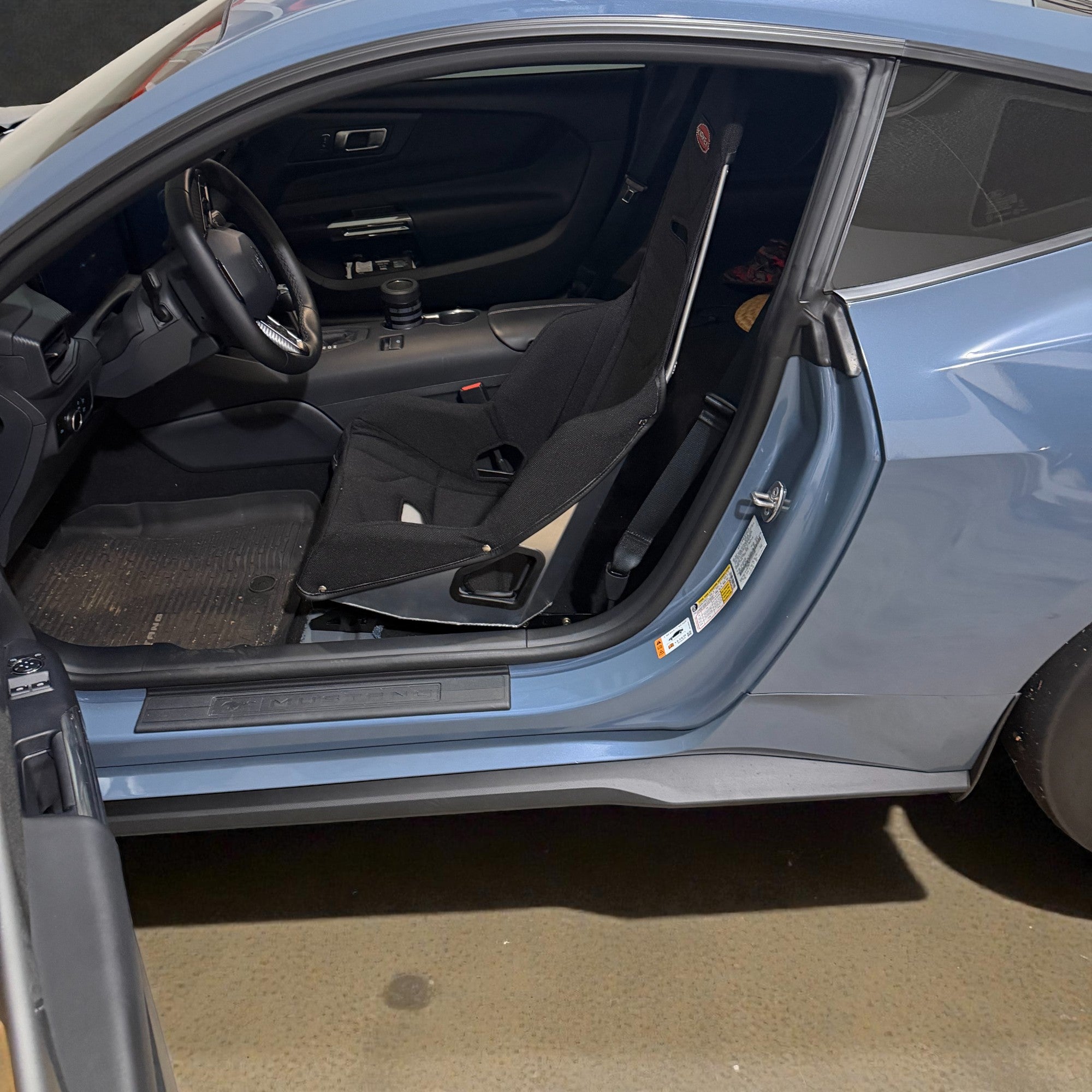 Kirkey 55 and 38 Series Seat Mounts for 2015-2023 S550 and 2024+ S650 Mustang