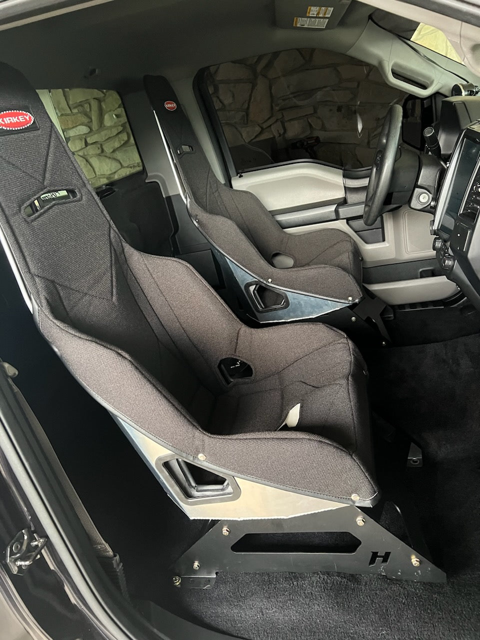 Kirkey 55 and 38 Series Seat Mounts for 2015+ Ford 150