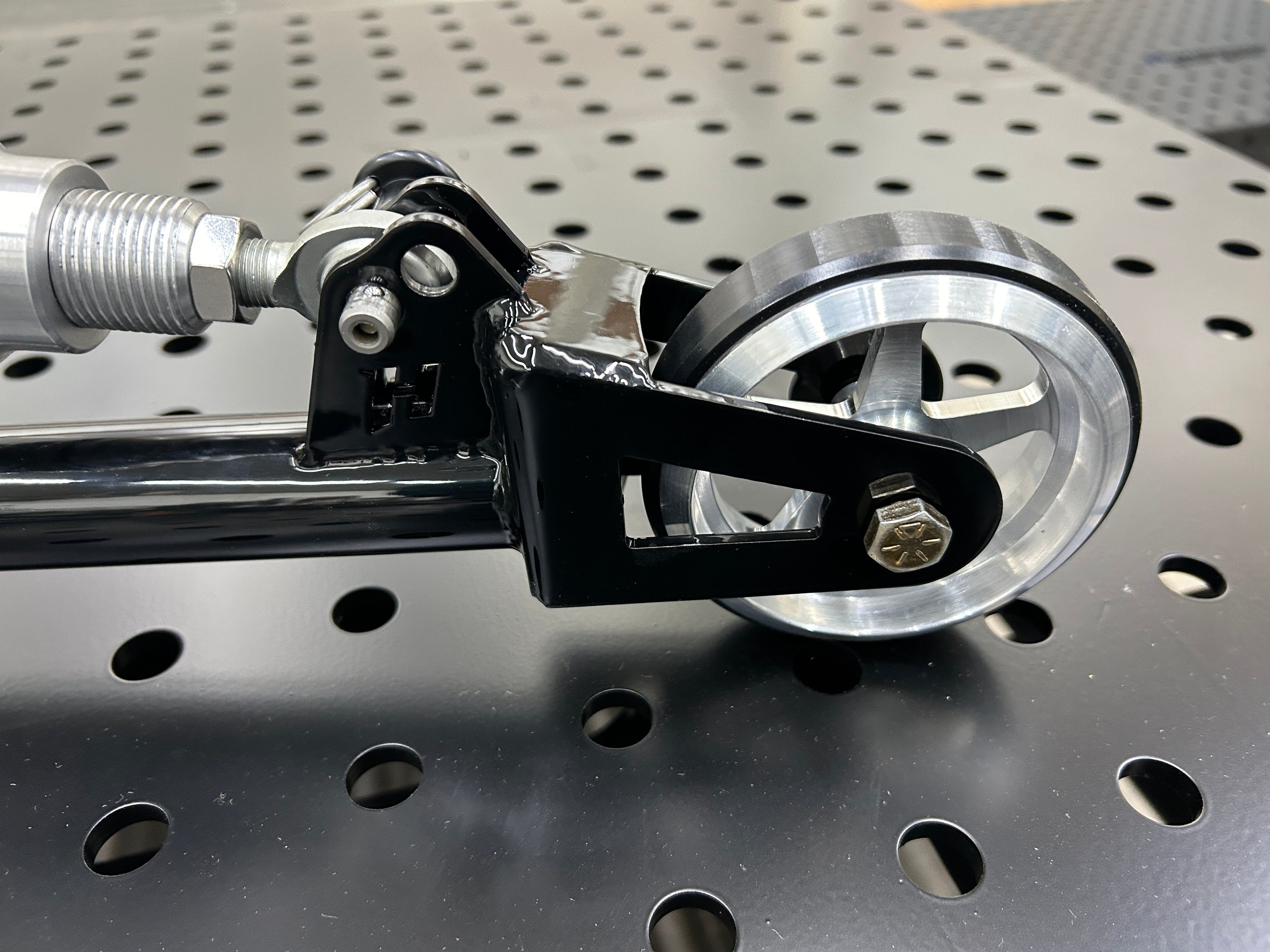 HRS Single Wheelie Bar with Heavy Duty Spring Slider