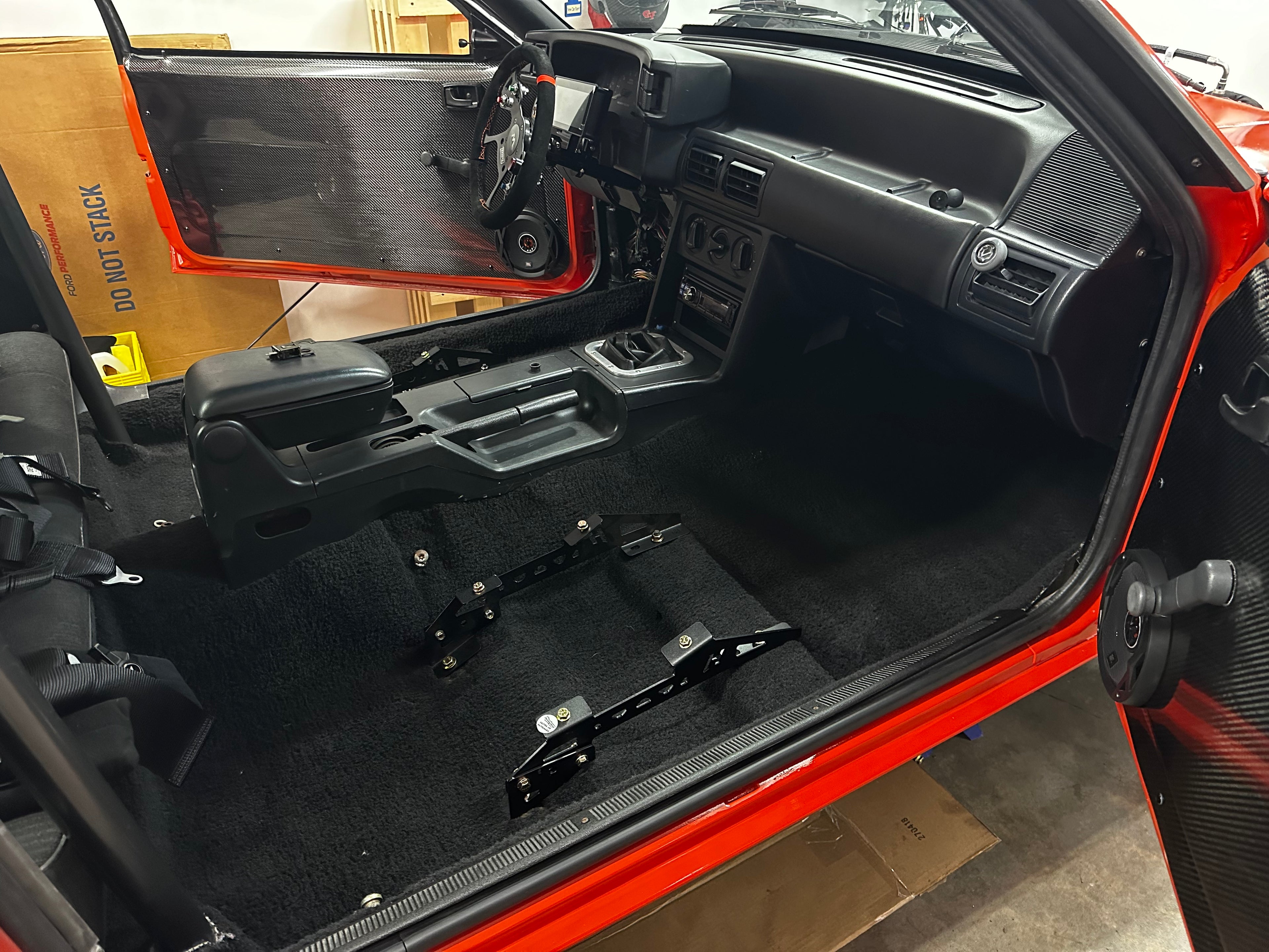 Kirkey 55 and 38 Series Seat Mounts for 1979-2003 Fox body, SN95 Mustang, 1980-1988 Cougar and Thunderbird, Fairmont