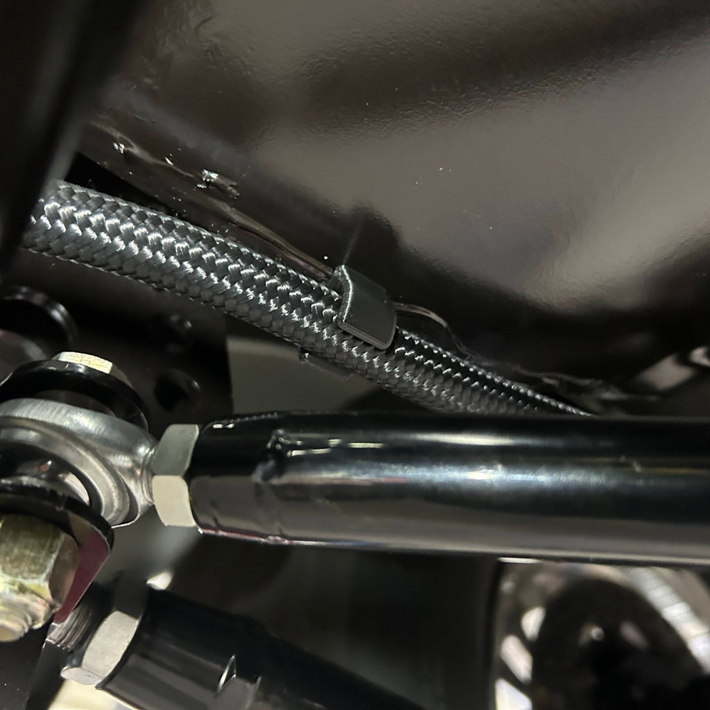 Single Flat Base AN Hose Clamps