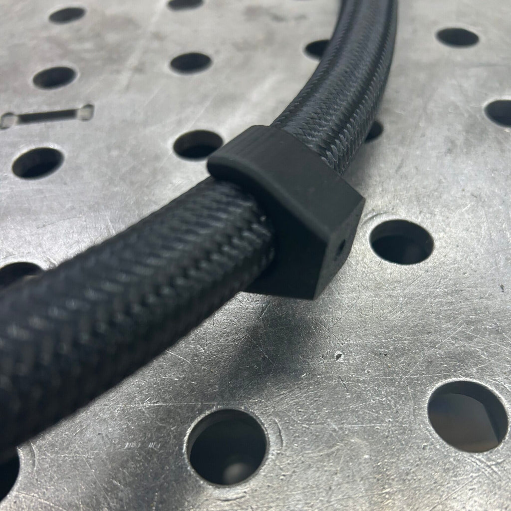Single Flat Base AN Hose Clamps