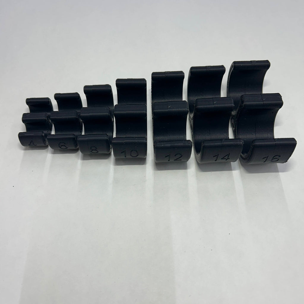 Double Floating Base AN Hose Clamps