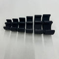 Double Flat Base AN Hose Clamps