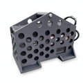 Henderson Race Shop Store Feather Lite 16V battery charger stand made of durable grey ASA plastic with cutout design.