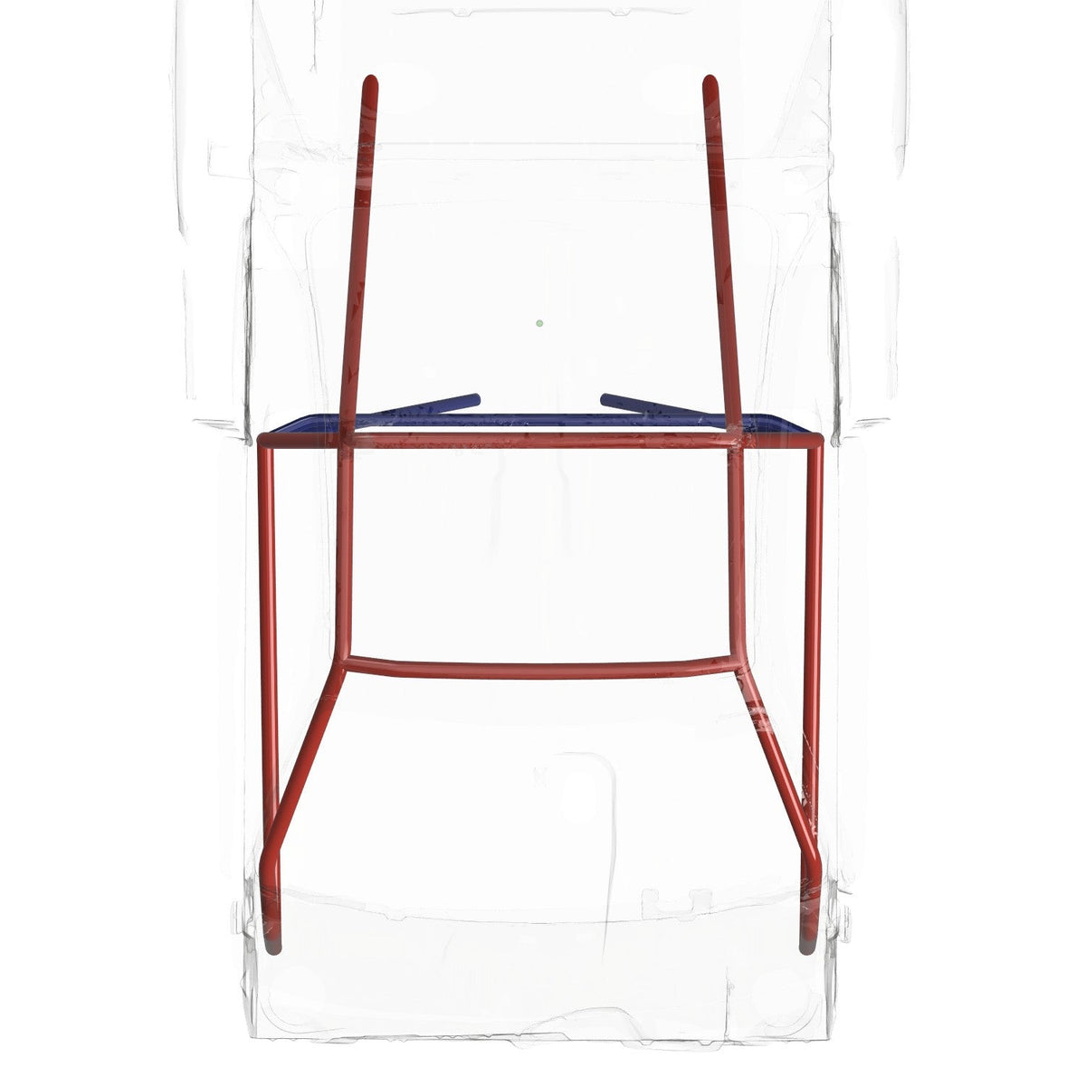 Henderson Race Shop Store 8.50 roll cage kit for Plymouth Duster and Dodge Demon shown in a top-down CAD view.