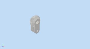 Henderson Race Shop Store bulb blinder mounting component made of durable high-temperature ASA plastic