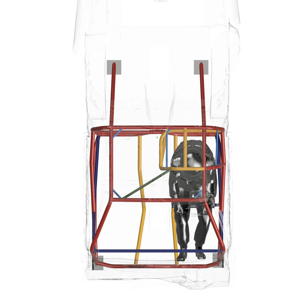 Henderson Race Shop Store 25.5 roll cage kit for 1982-1992 Camaro and Firebird, featuring 4130 chromoly CAD design.