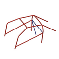 Henderson Race Shop Store 8.50 roll cage kit for 1982-1992 Camaro and Firebird with T-Tops in CAD design view