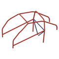 Henderson Race Shop Store 8.50 roll cage kit for 1971-1977 Chevy Vega featuring CAD-designed steel tubing