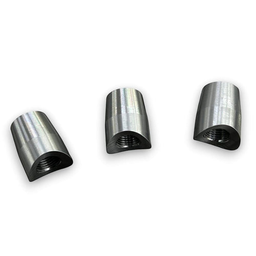 Henderson Race Shop Store 4130 chromoly steel pre-notched weld bungs for 5 point harness shoulder strap mounting