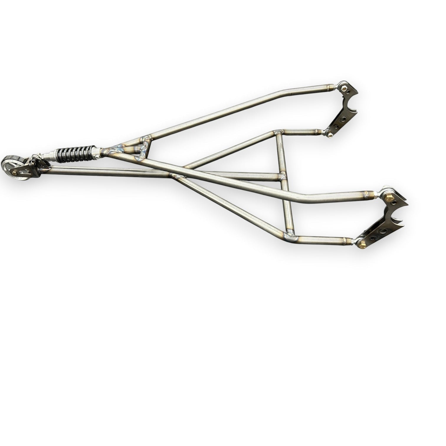 Henderson Race Shop Store chromoly single wheelie bar with heavy duty spring slider for drag racing car launch control