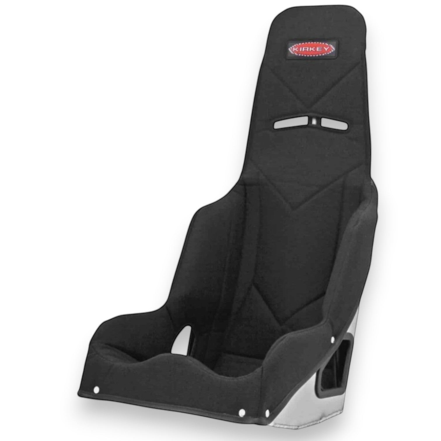 Henderson Race Shop Store black quilted seat cover for Kirkey 55 series racing seat with high-density foam padding