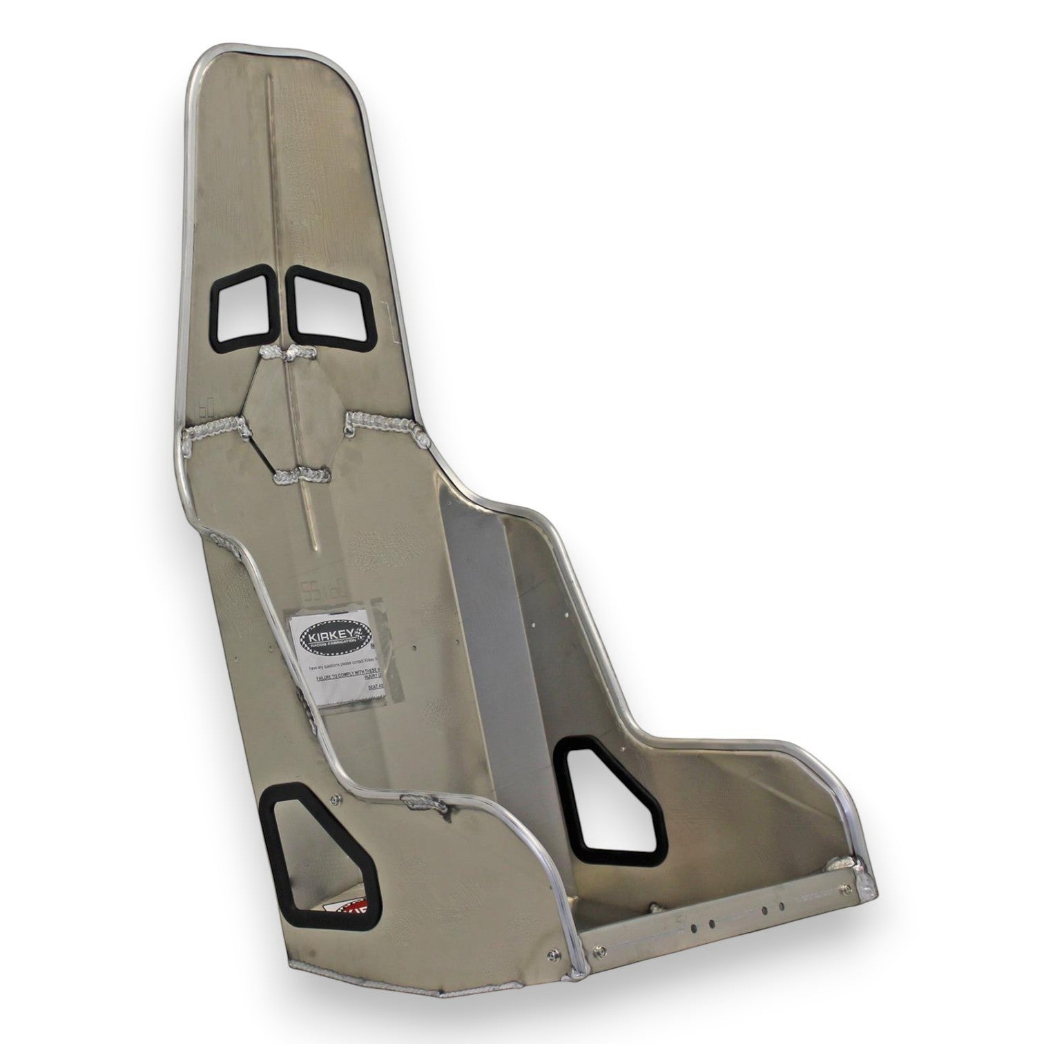 Henderson Race Shop Store Kirkey 55 Series aluminum racing seat with reinforced headrest and harness openings