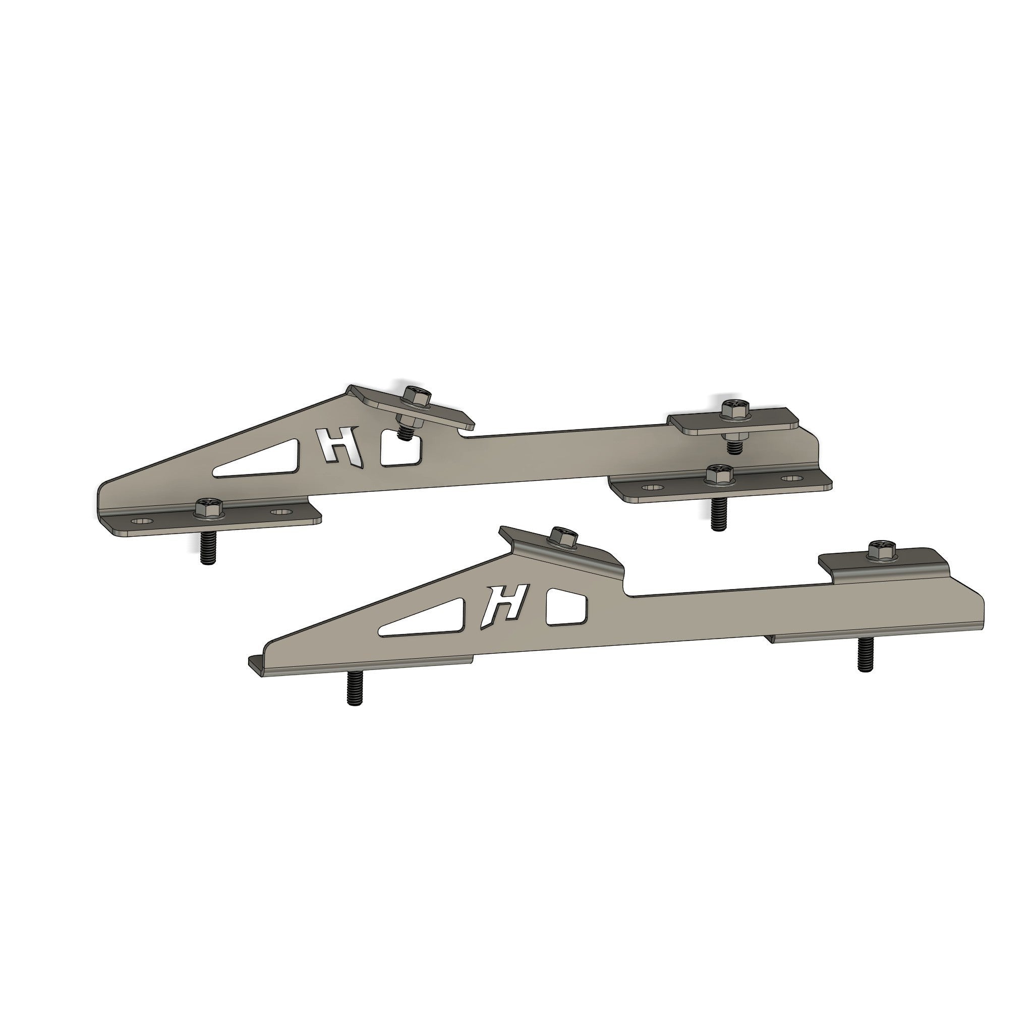 Henderson Race Shop Store steel seat mount brackets for Kirkey 38 and 55 series seats in 1964-1970 Ford Mustang