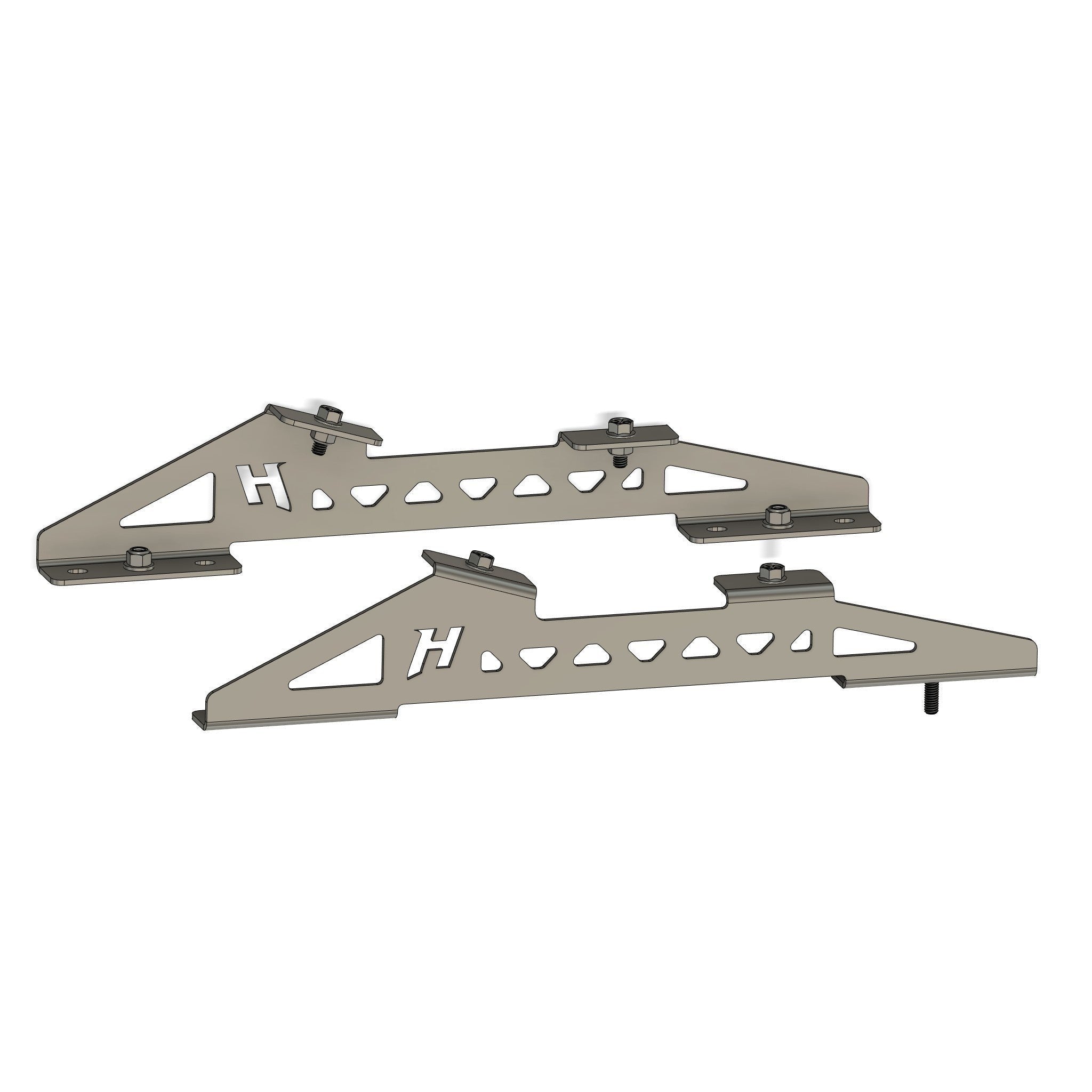 Henderson Race Shop Store steel seat mount brackets for Kirkey 38 and 55 series seats in GM A-Body vehicles