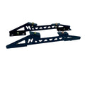 Henderson Race Shop Store black powder-coated steel seat mount brackets for Kirkey 38 and 55 series racing seats.