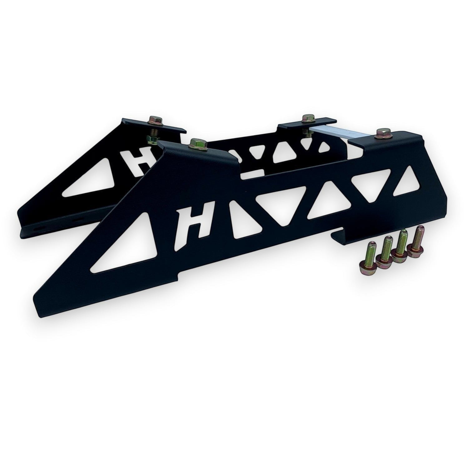 Henderson Race Shop Store black powder-coated steel seat mount brackets for Kirkey 38 and 55 series seats in Mopar B-Body