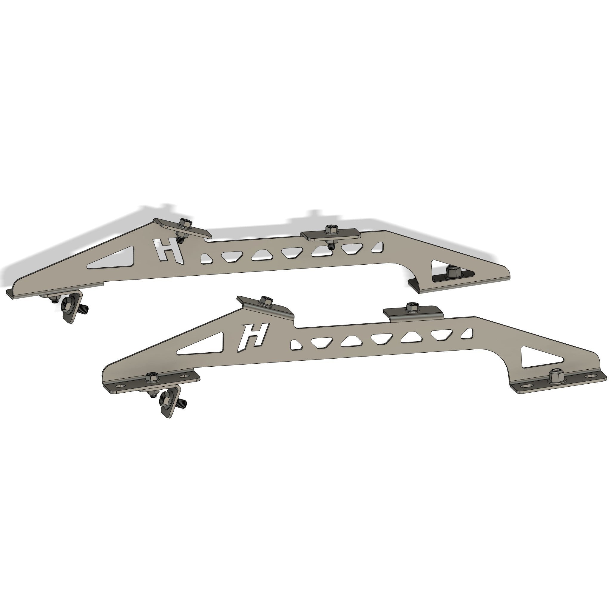 Henderson Race Shop Store steel seat mount brackets for Kirkey 38 and 55 series seats in a Ford Mustang S197