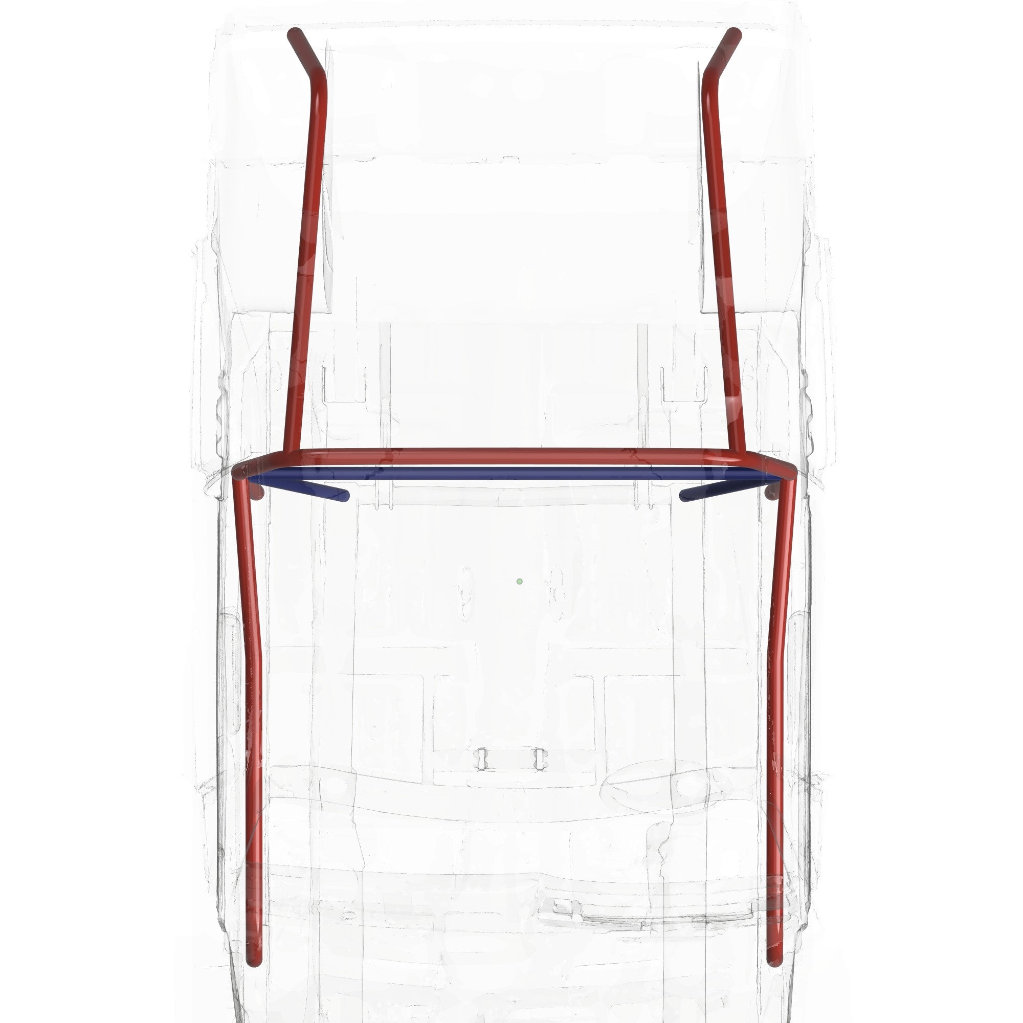 Henderson Race Shop Store roll bar kit for 1968-1974 Nova, featuring CAD-designed DOM steel tubing in top-down view.