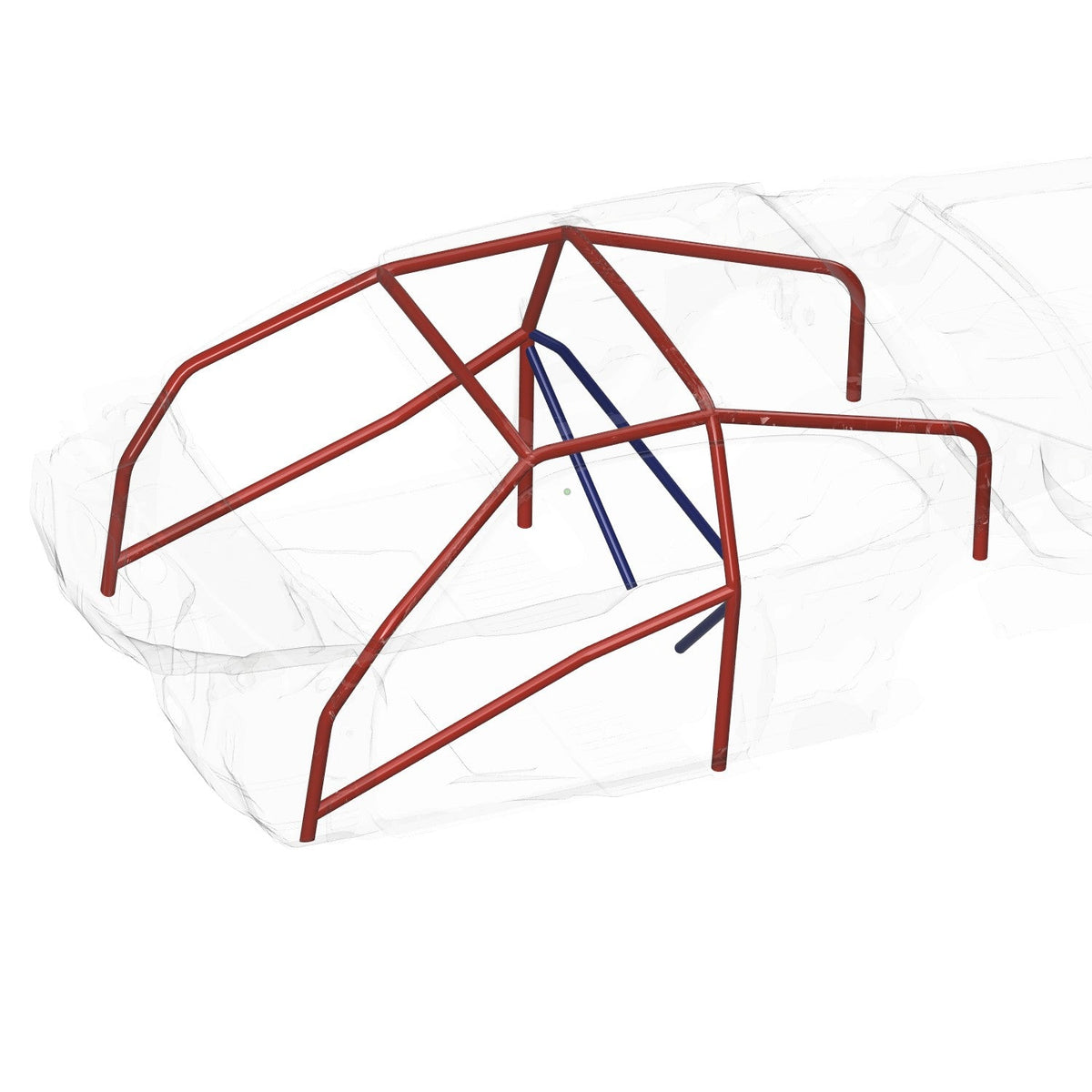 Henderson Race Shop Store 8.50 roll cage kit for Plymouth Duster and Dodge Demon with CAD-designed steel tubing