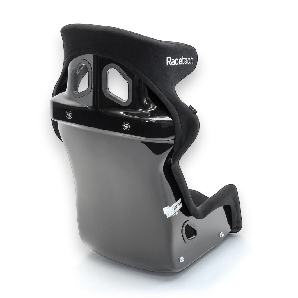 Henderson Race Shop Store Racetech RT4100HR fiberglass racing seat with head restraint wings and black shell