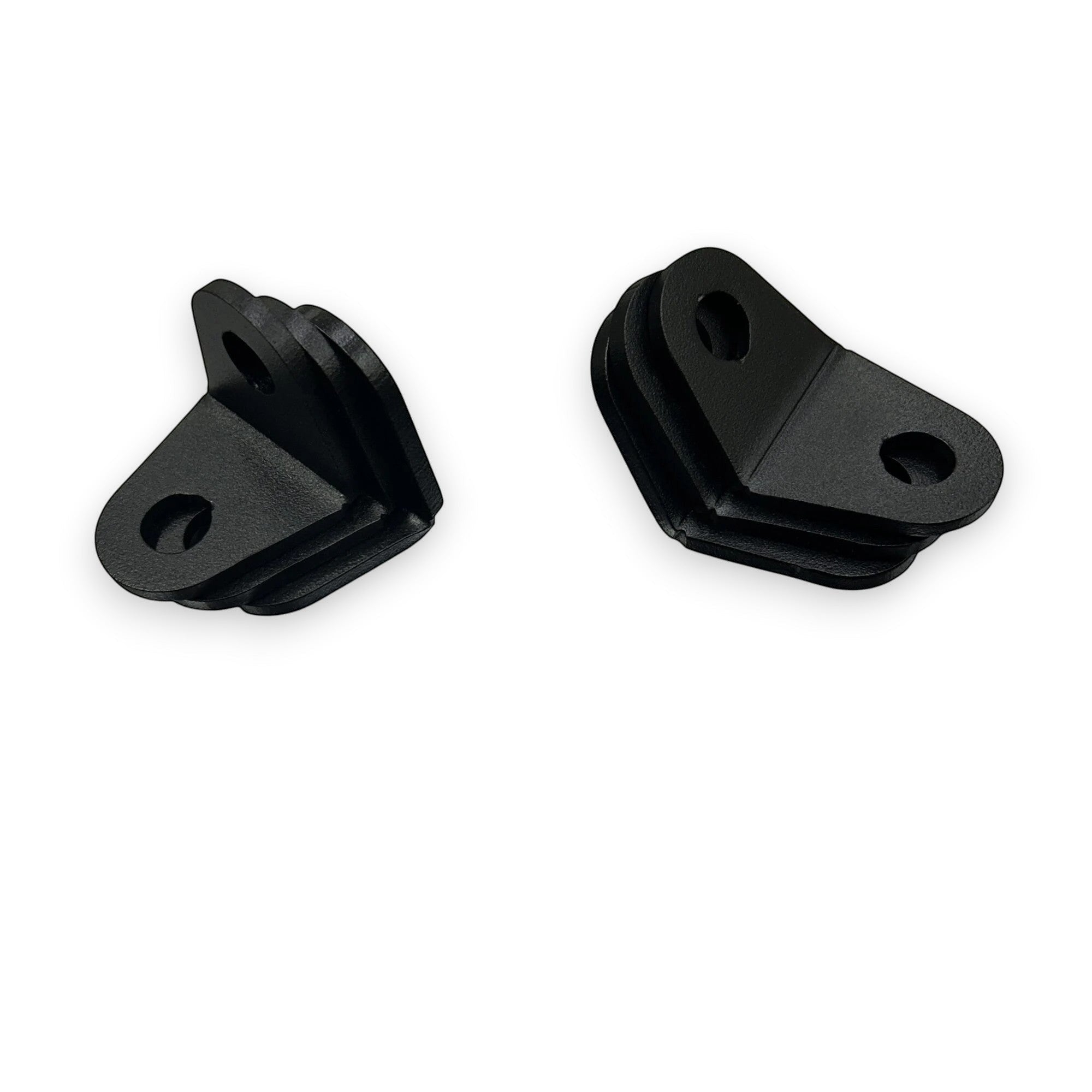 Henderson Race Shop Store black powder coated steel 5-point racing harness floor adapters with mounting holes