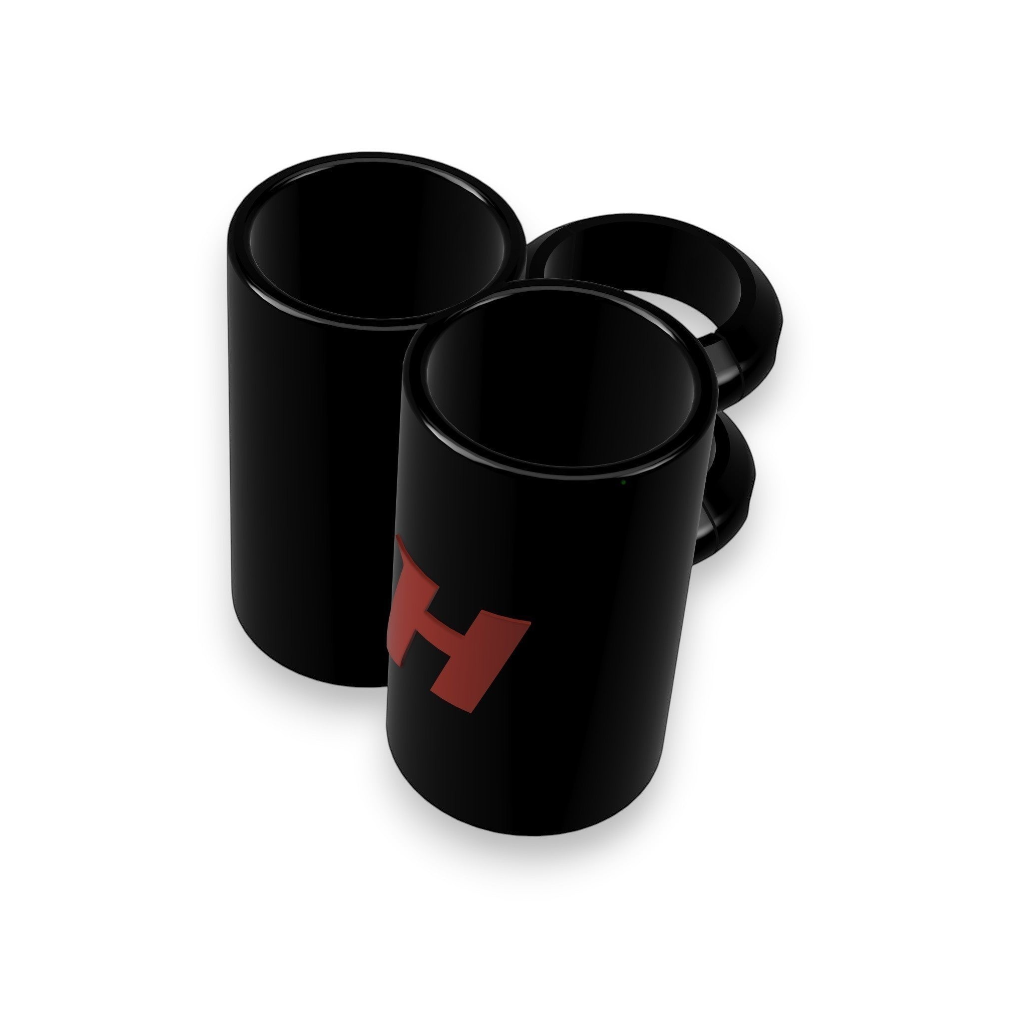Henderson Race Shop Store black 3D printed ASA roll cage organizer with red logo for race car track accessories