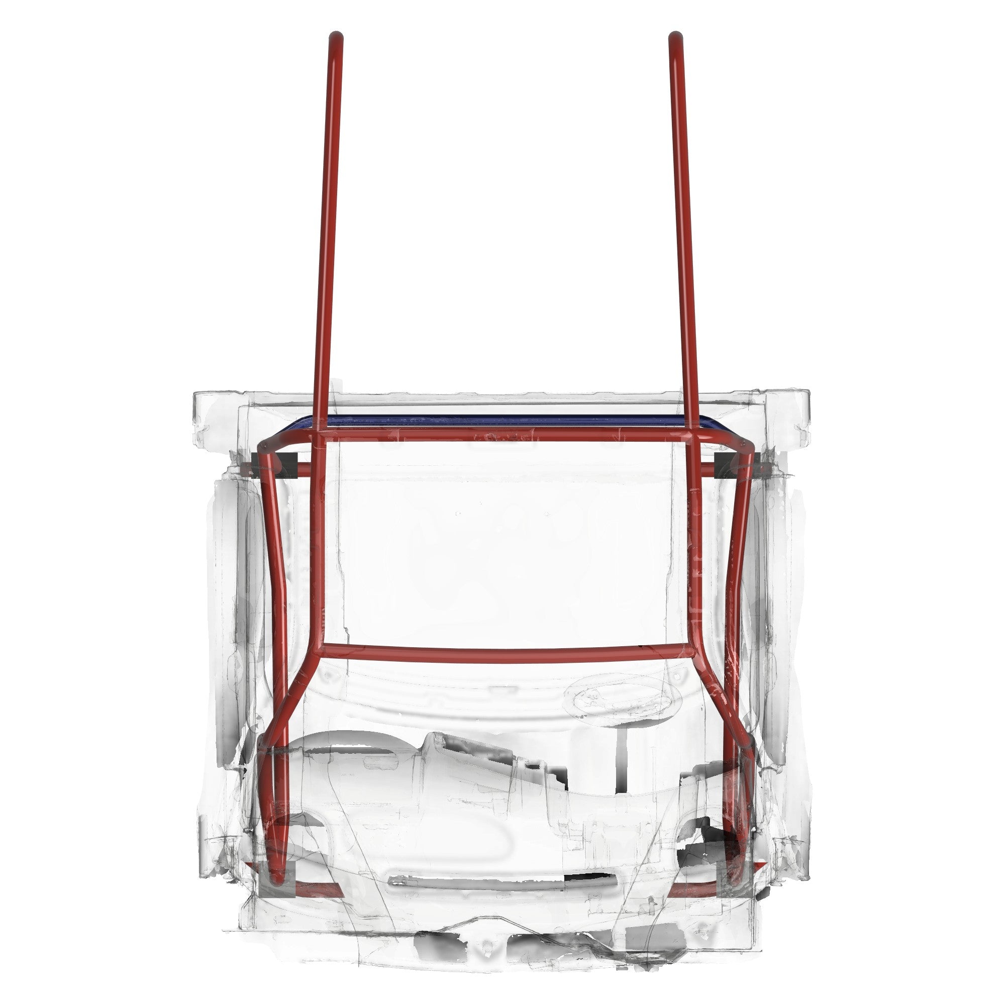 Henderson Race Shop Store 8.50 chromoly roll cage kit for 2nd Gen S10, featuring A-pillar bars routed behind the dash.