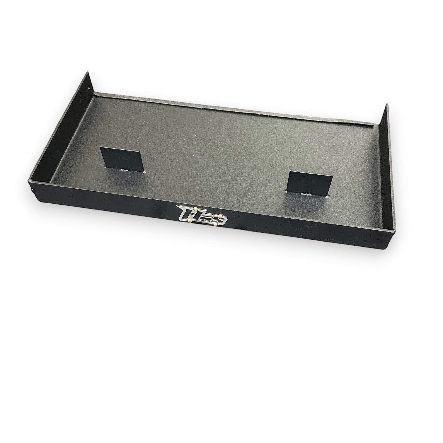 Henderson Race Shop Store black powder-coated steel floor jack pad for stable lifting on soft surfaces