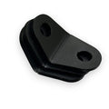 Henderson Race Shop Store black powder coated steel 5-point racing harness floor adapter with 1/2 inch mounting holes