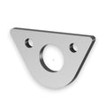 Henderson Race Shop Store steel weld-on tie-down tab with a 1.125 inch hole for race car and trailer fabrication